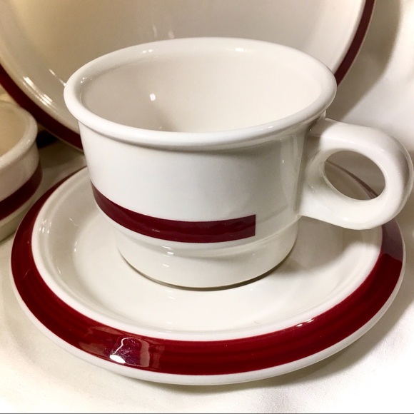 SHENANGO CHINA RESTAURANT WARE 5 pc PLACE SETTING - Picture 3 of 11